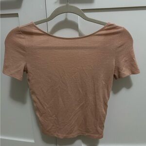 Wilfred Coral Pink Short Sleeve Top